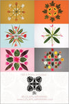 6 prints included in flower postcard pack