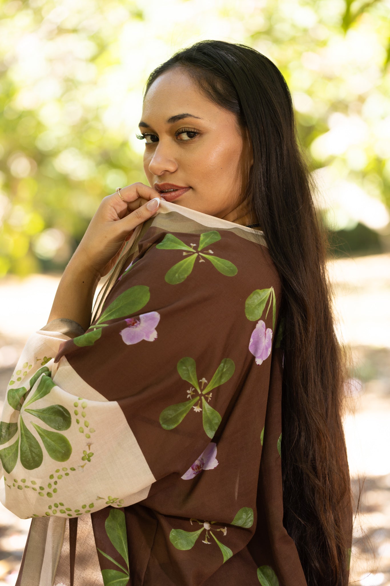 Violet Tide - Kimono Top - Neutral