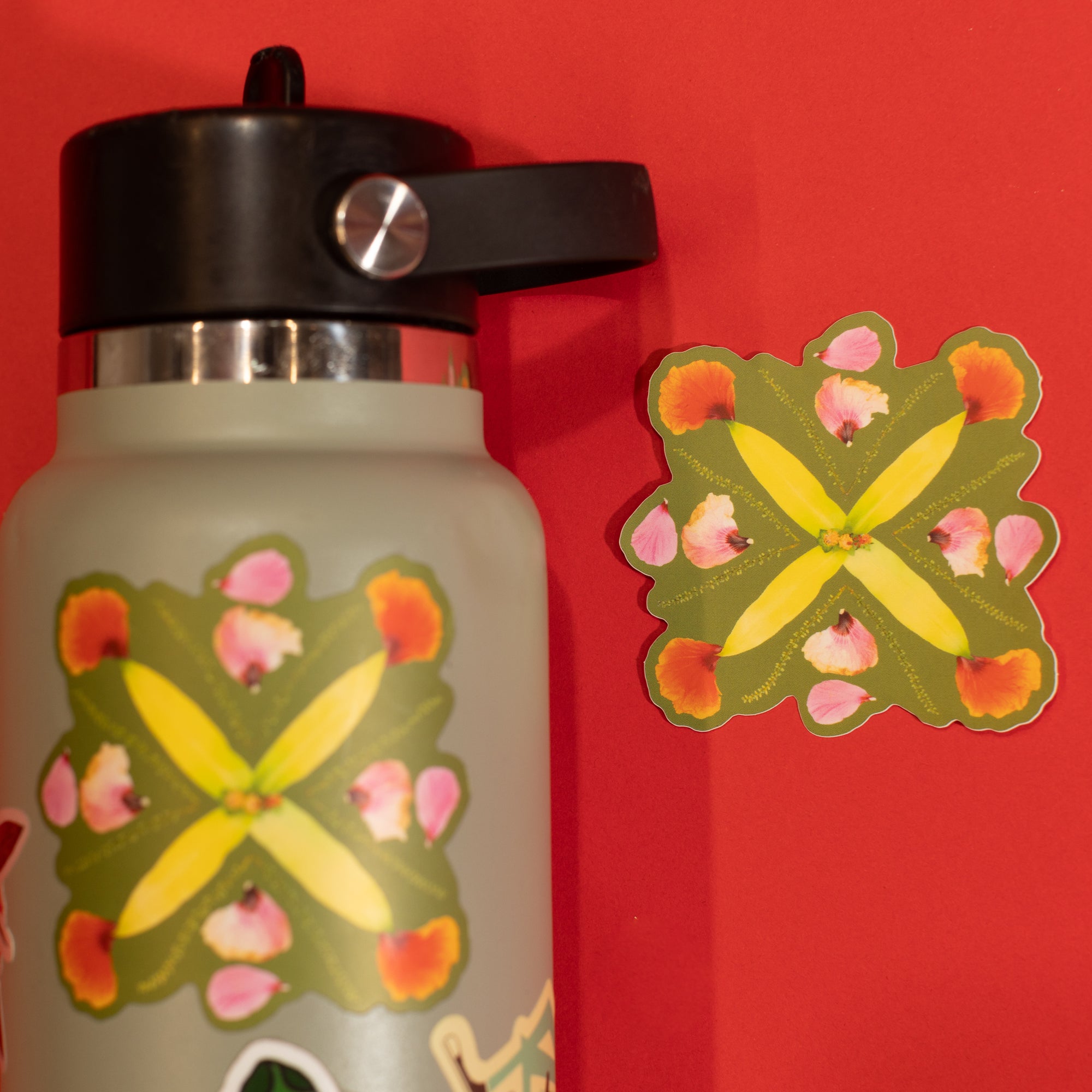 Hibiscus Petal - Water Resistant Sticker