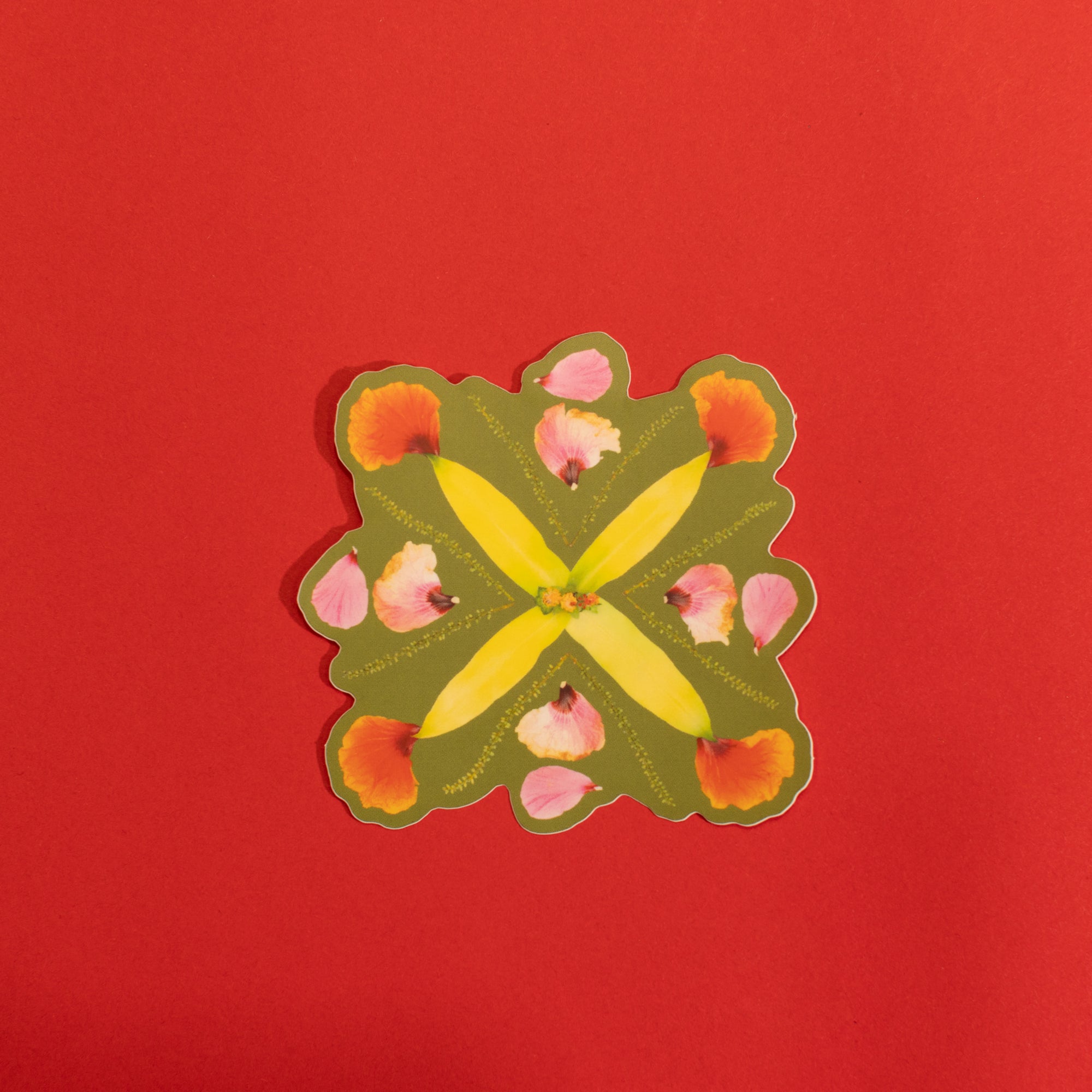 Hibiscus Petal - Water Resistant Sticker