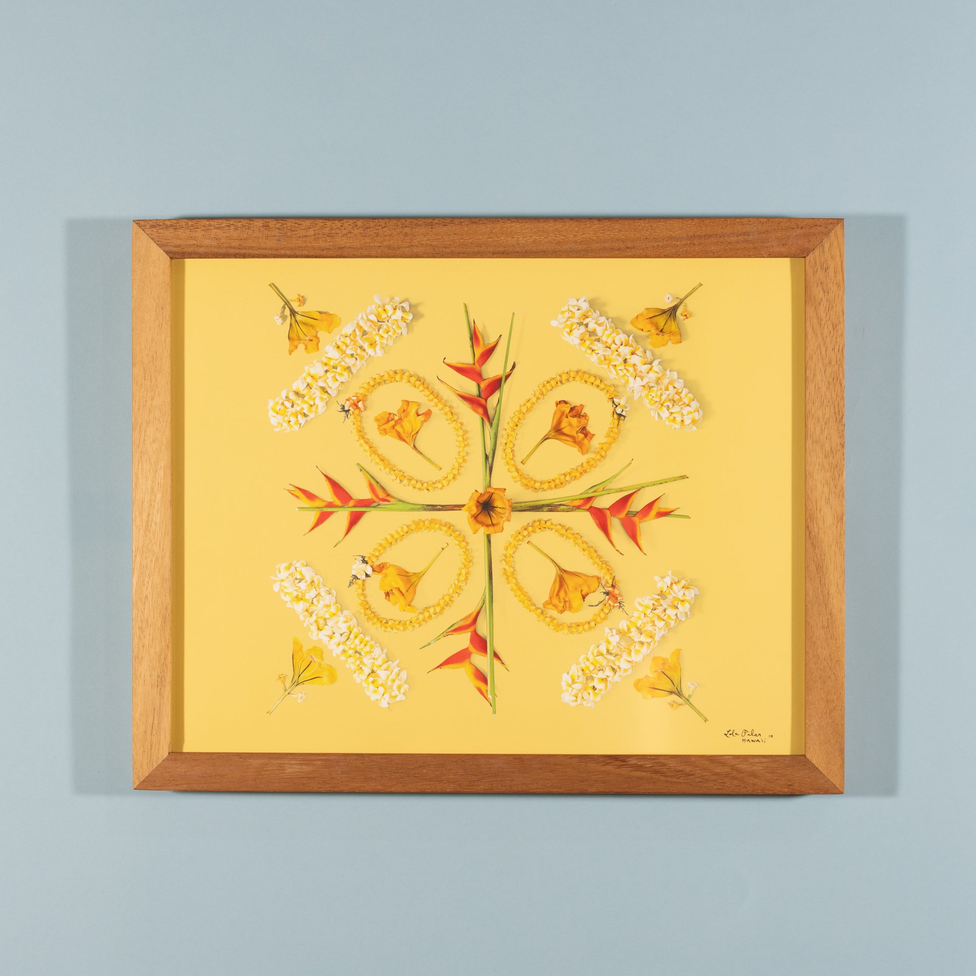 Cup of Gold with Monkey Pod Frame