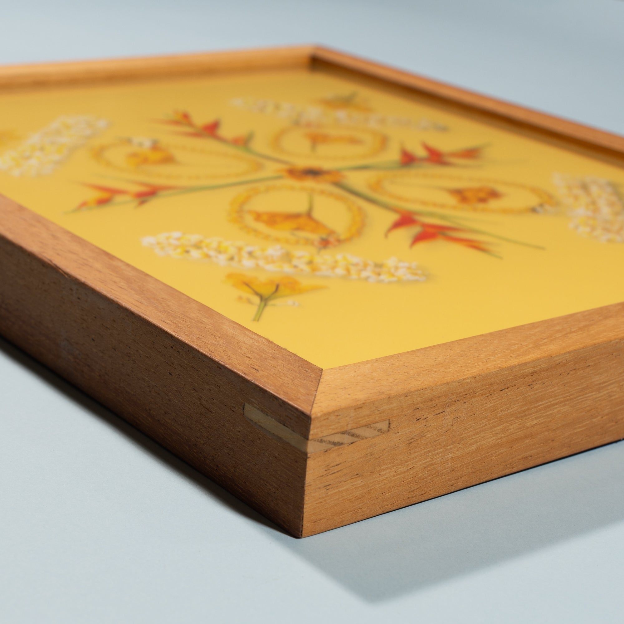 Cup of Gold with Monkey Pod Frame