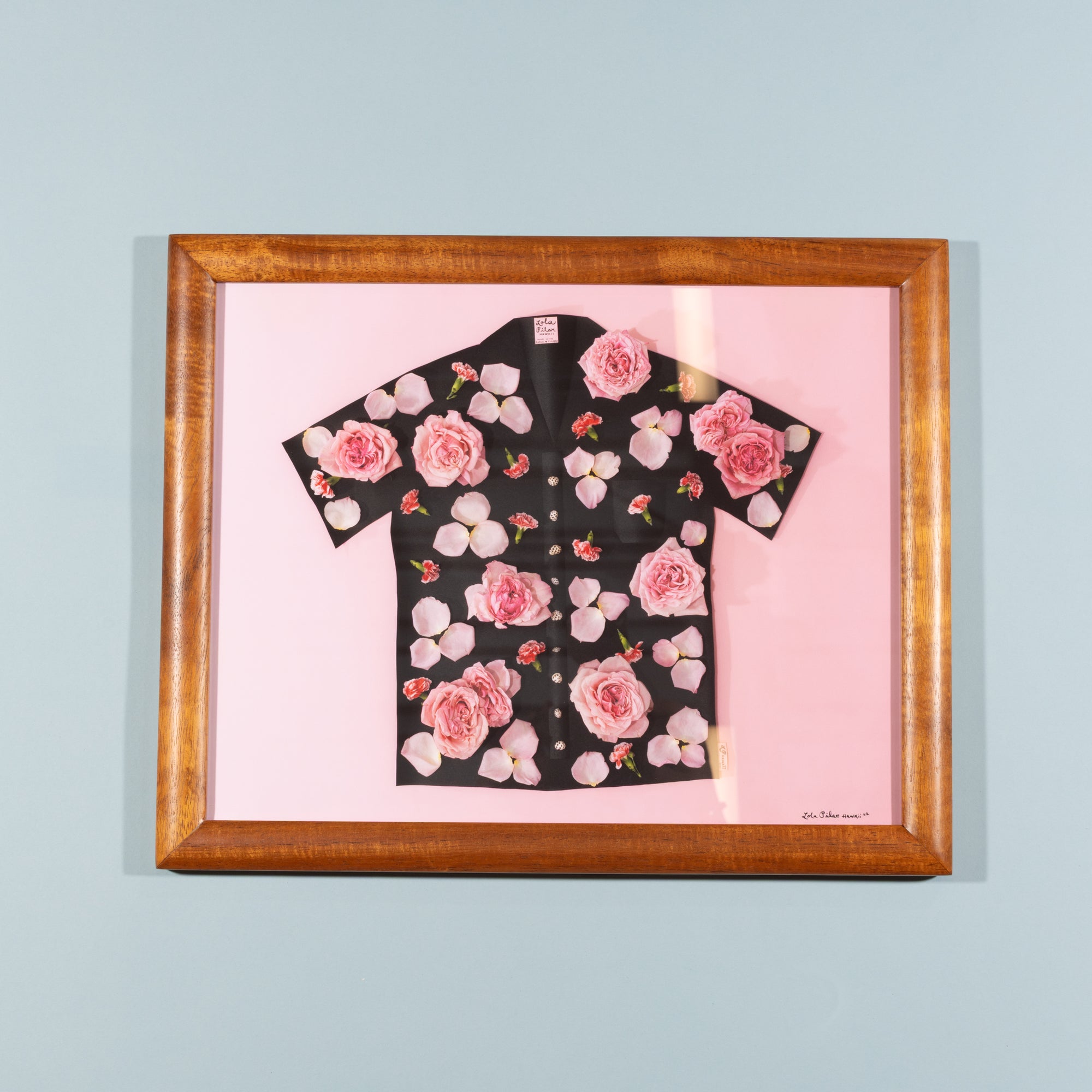 My Man Wears Pink with Koa Frame