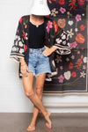 Kimono Top - TropiCool - Black