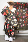 TropiCool - Moss Green - Silk Kimono Robe
