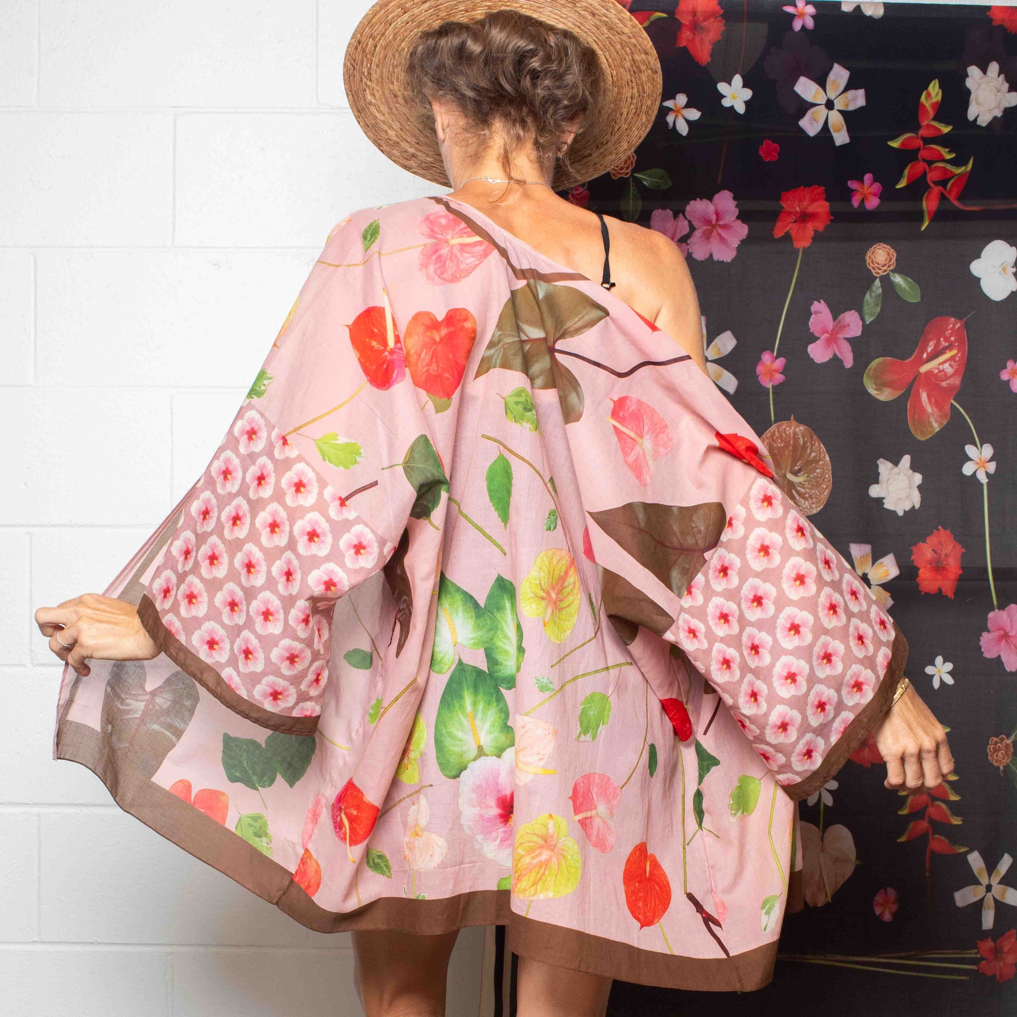 Kimono Top - Pualani - Pink
