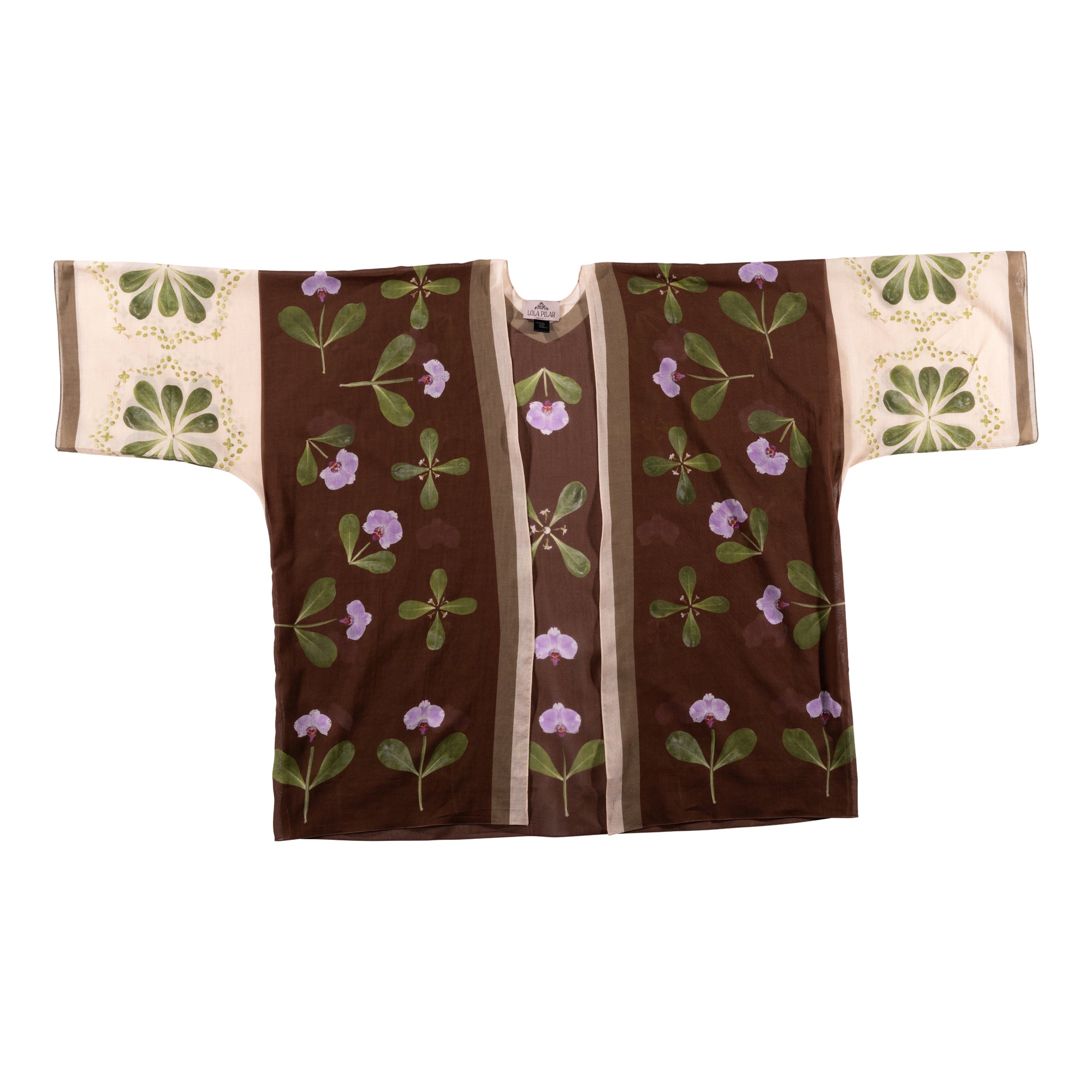 Violet Tide - Kimono Top - Neutral