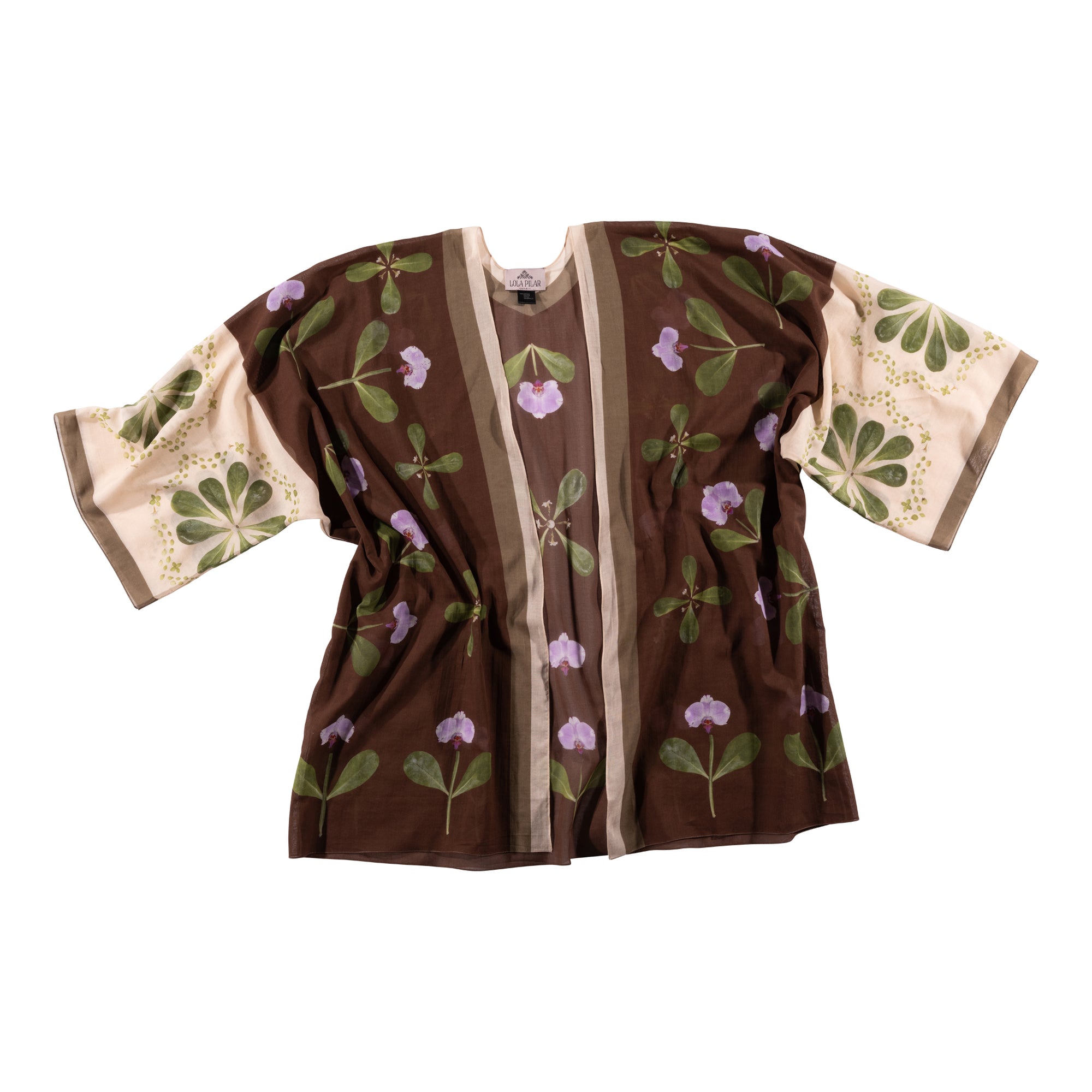 Violet Tide - Kimono Top - Neutral