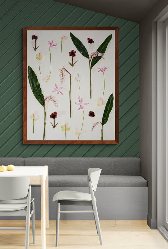 spider lily shampoo ginger anthurium Hawaiian fine art photography print Lola Pilar Hawaii