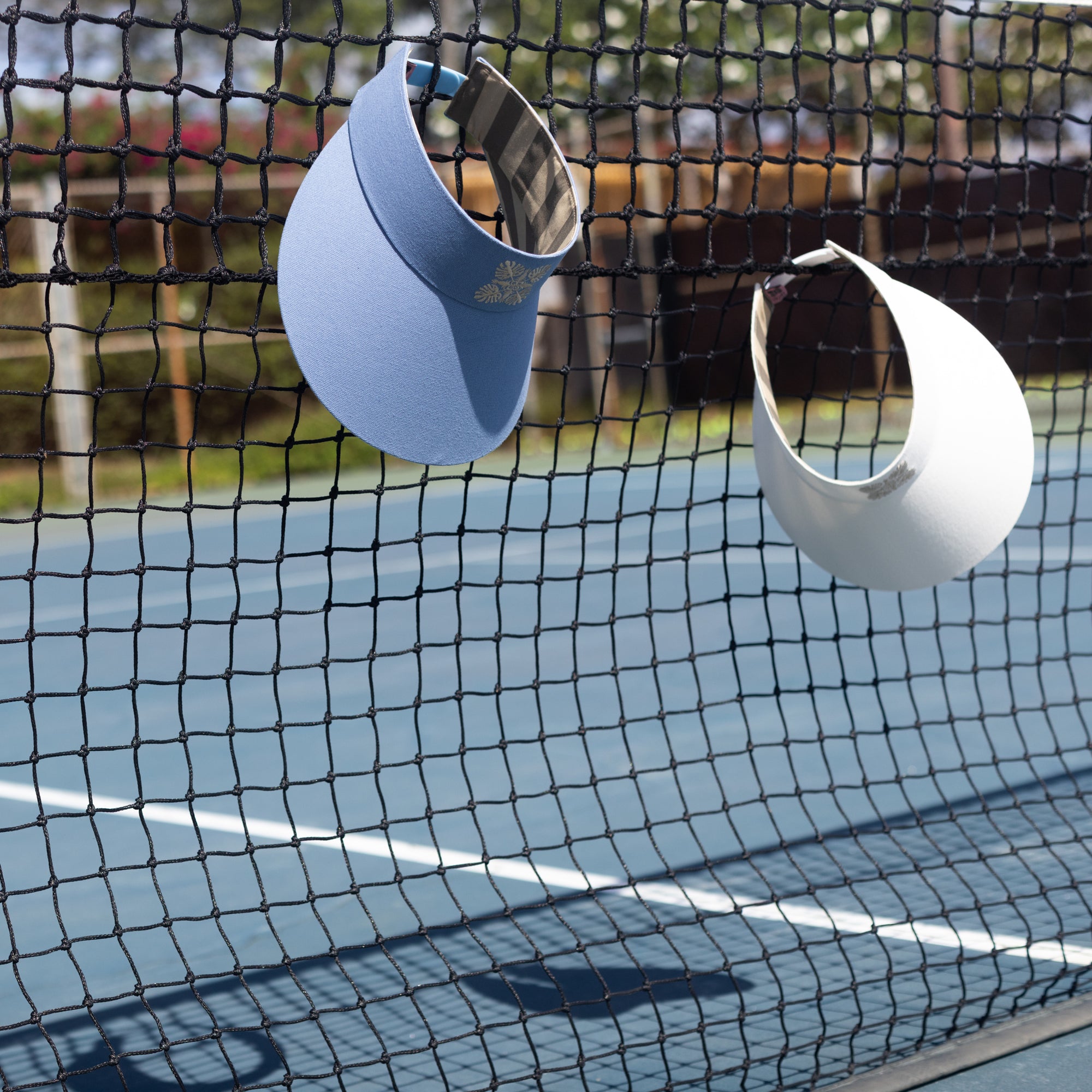 Hawaiian Sun Wide Brim Canvas Visor | Sky