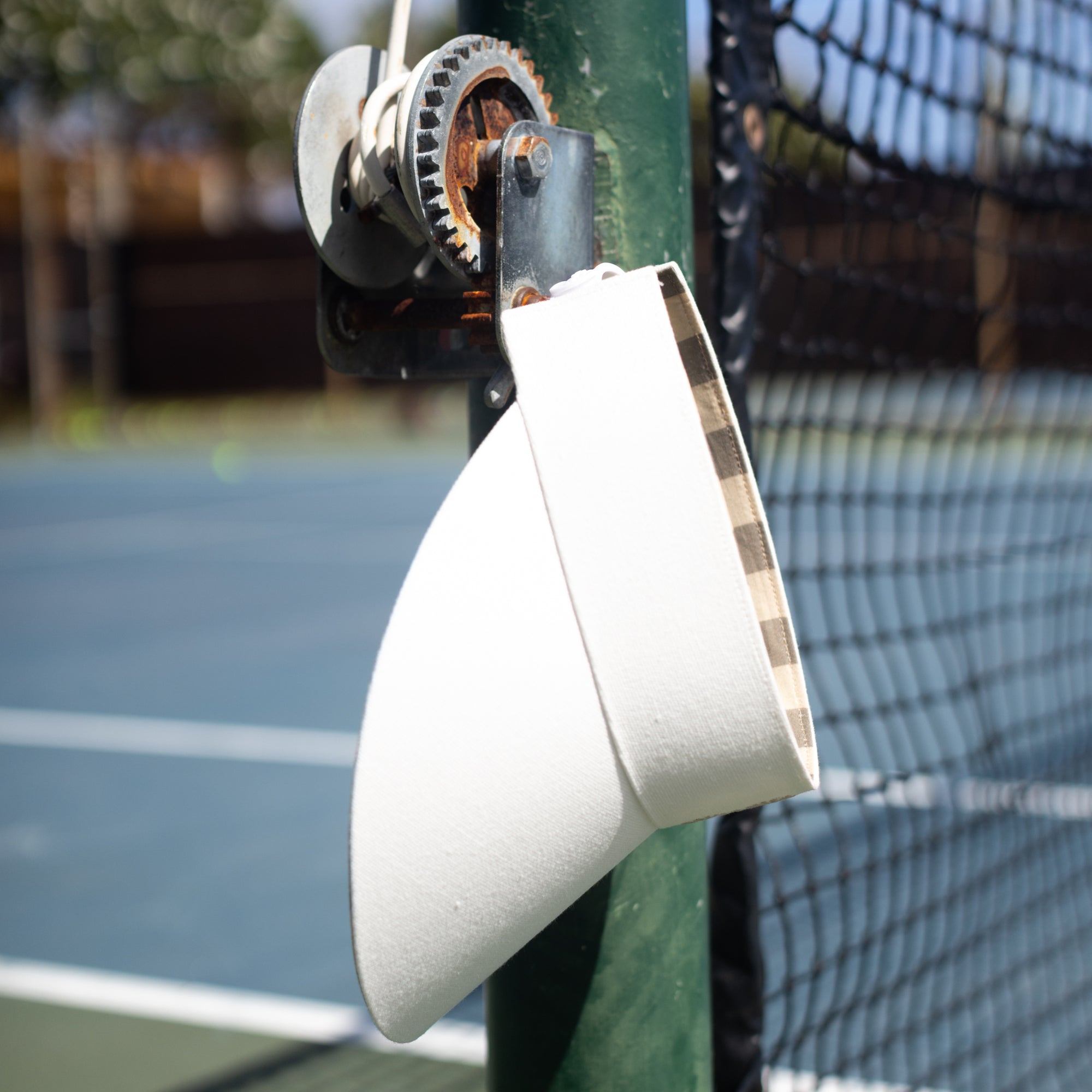 Hawaiian Sun Wide Brim Canvas Visor - Cloud