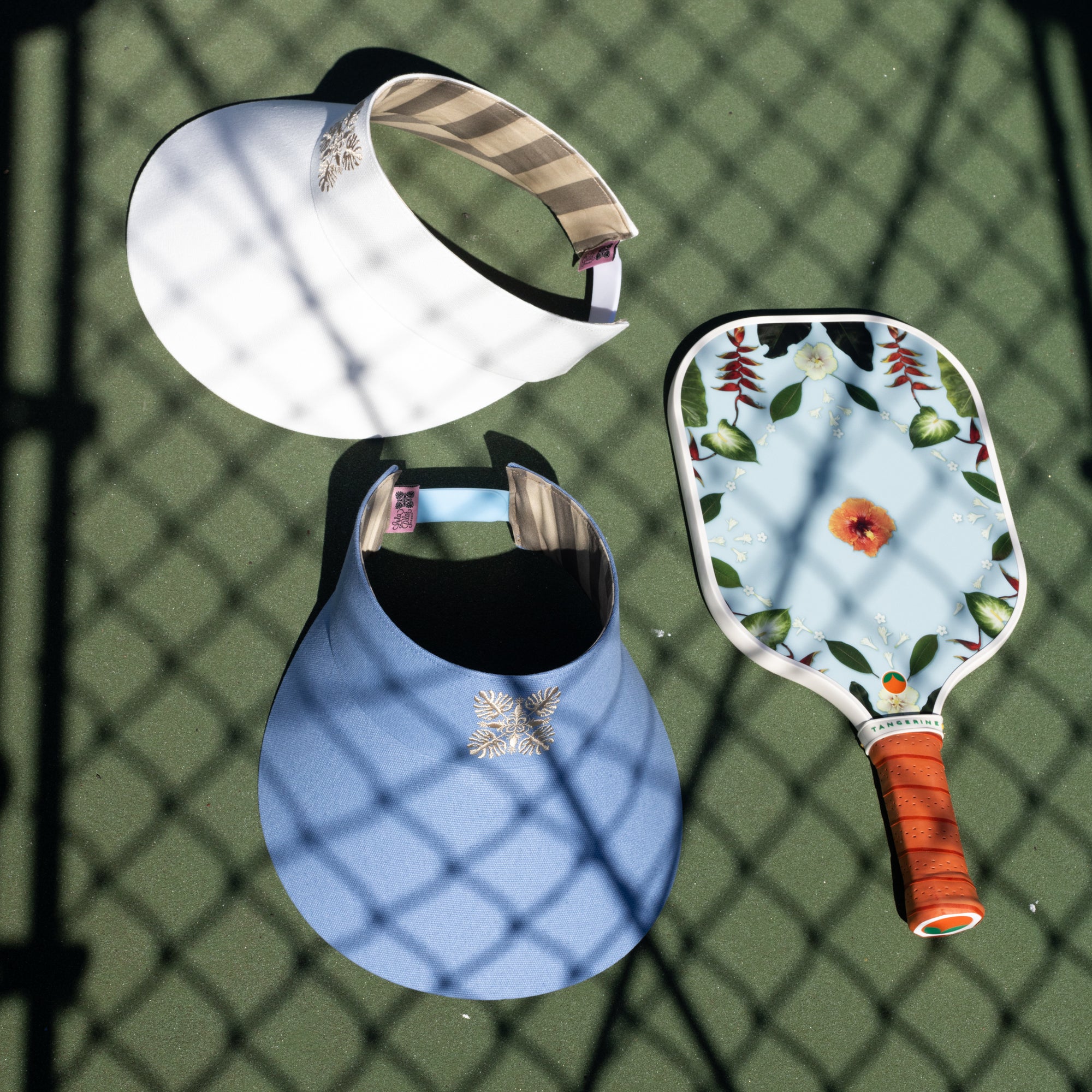 Hawaiian Sun Wide Brim Canvas Visor | Sky