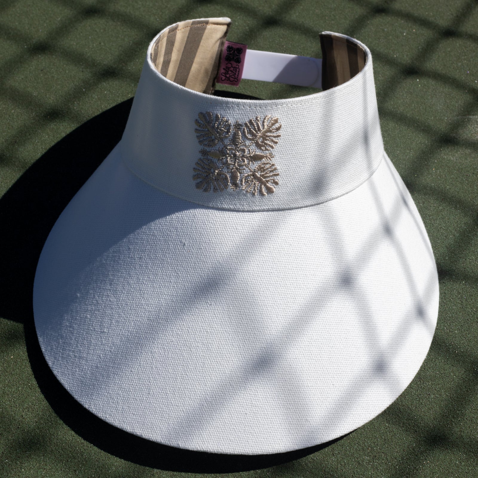 Wide brim pickleball hat for women — face and neck sun coverage Hawaii