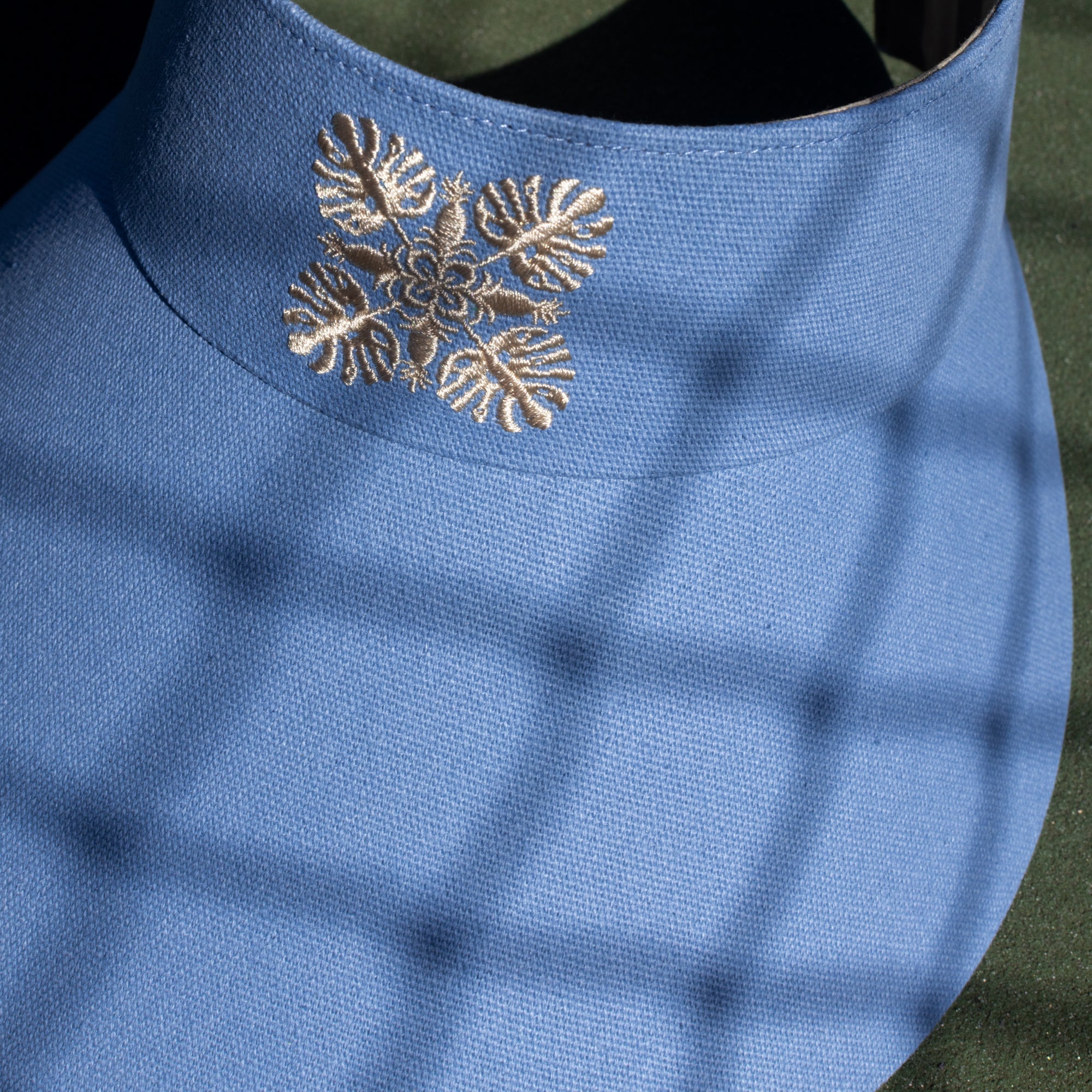 Hawaiian Sun Wide Brim Canvas Visor | Sky