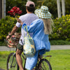 Hut, Hut, Hou!  Reversible Wide Brim Bucket Hat
