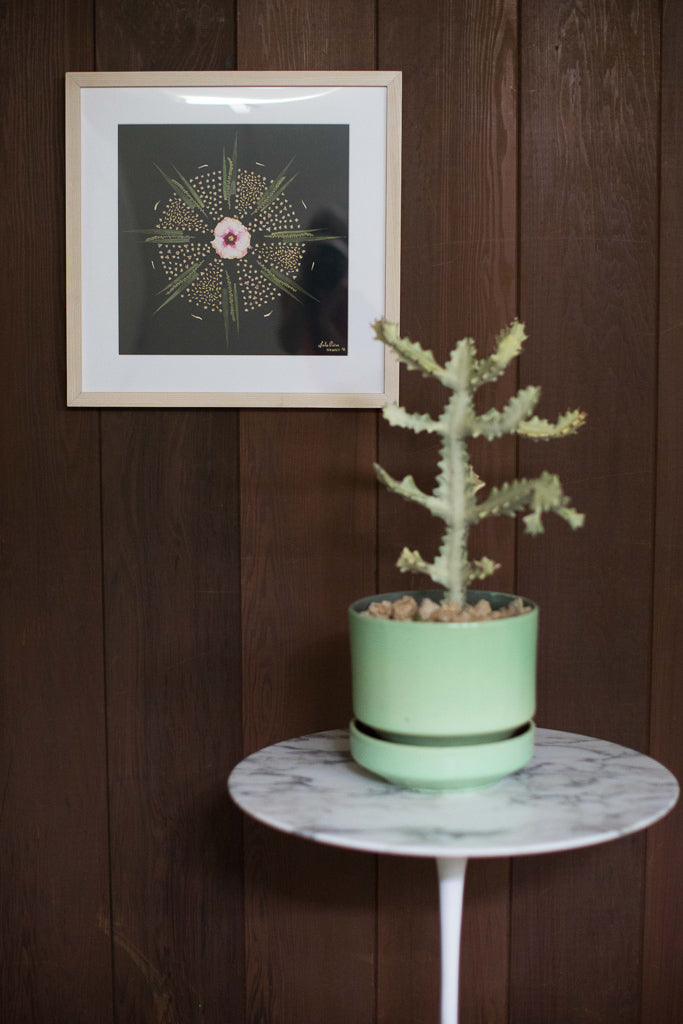 quilt design photo using tropical hawaii plants