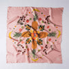 guava pink hawaii fruit tropical local produce silk scarf made in italy silk twill