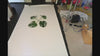 flower quilt flat lay timelapse of a lady creating hawaii art