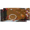 hawaii pareo wrap sarong, floral hawaii map, tropical flower map, hawaiian island map