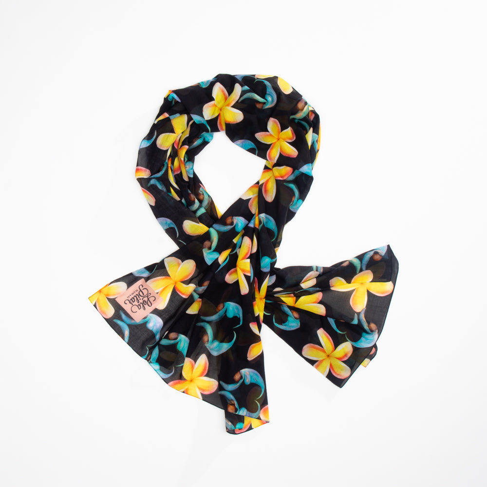 lola pilar hawaii sarong pareo can be worn as a scarf 100% cotton