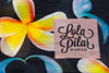 lola pilar hawaii logo on cotton sarong