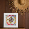 the garbage patch with plumeria flowers a found fishing net and sea glass stinson beach a limited edition photo