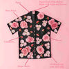 my man wears pink lola pilar hawaii aloha friday collection aloha shirt roses carnations opihi shell photo paper hawaii art