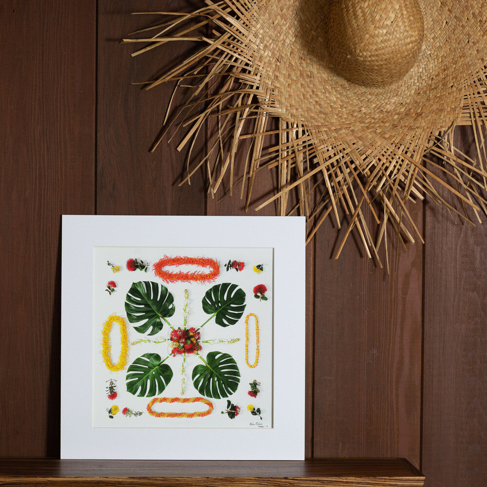 16x16 ohia lehua hawaiian artwork
