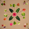 grandmas quilt featuring anthuriums and anthurium leaves hibiscus