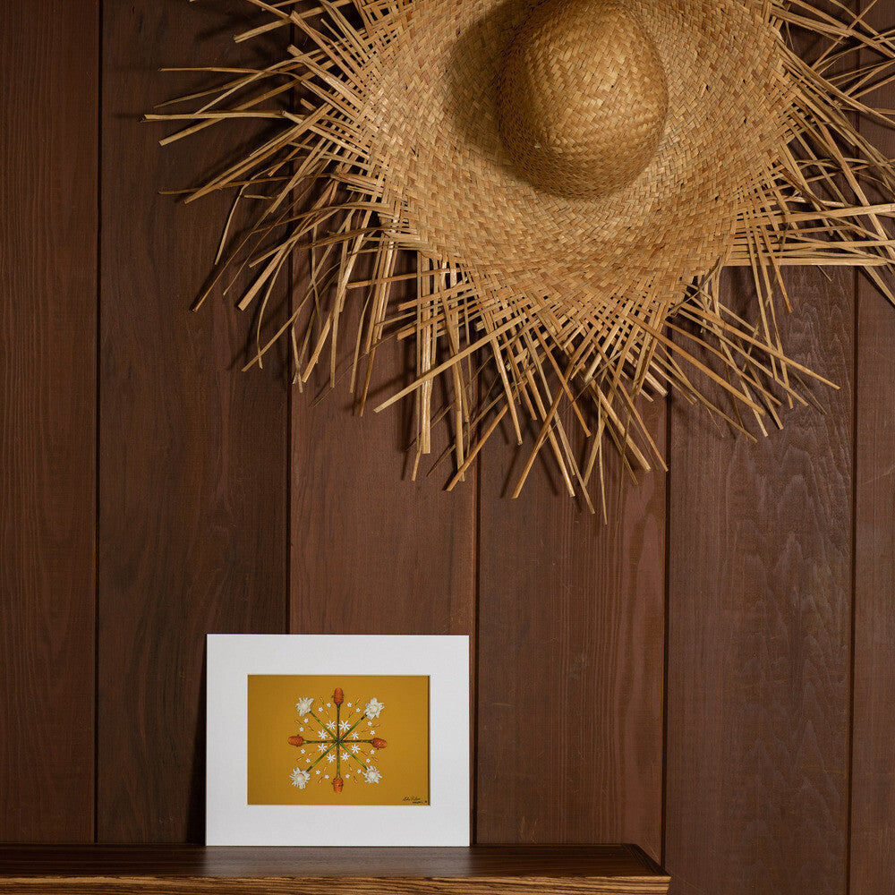 8x10 lola pilar hawaii print golden background