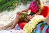 lola pilar hawaii sarong at kailua beach, 100% cotton