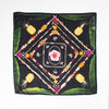 black hawaiian quilt pattern silk twill scarf
