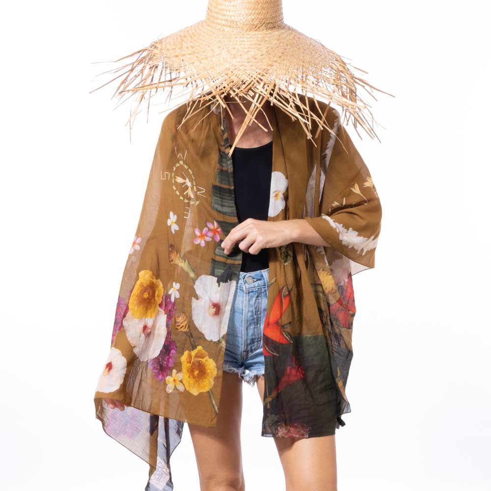 hawaii pareo sarong versatile shawl beach coverup