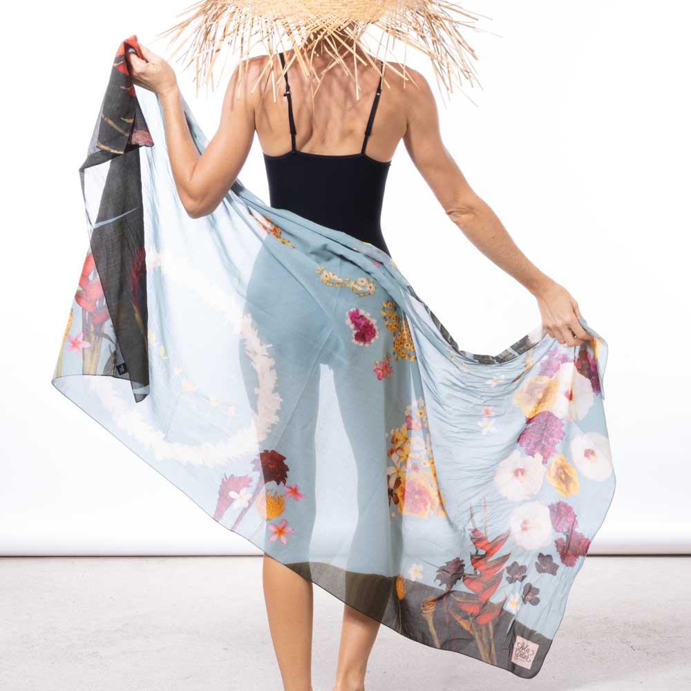 lightweight pareo shawl designed in hawaii map of hawaiian islands