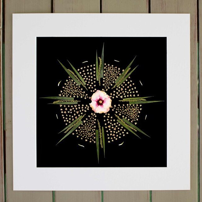 hawaiian quilt design photograph 16x16