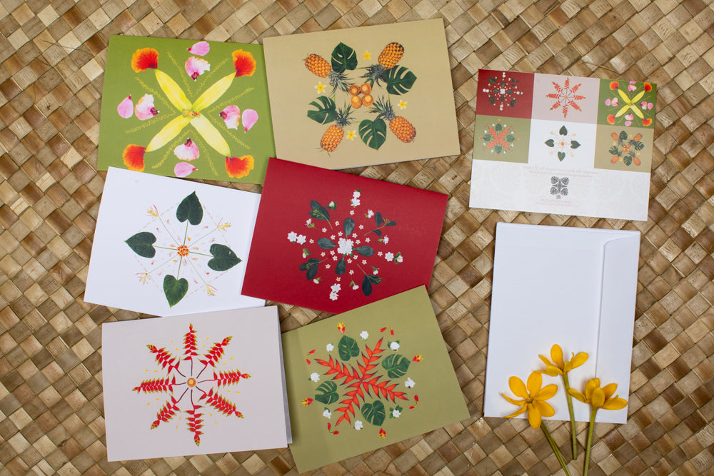 Hawaiian Snowflake Collection - Holiday Cards