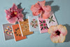 hawaiian quilt design postcards 6 pack