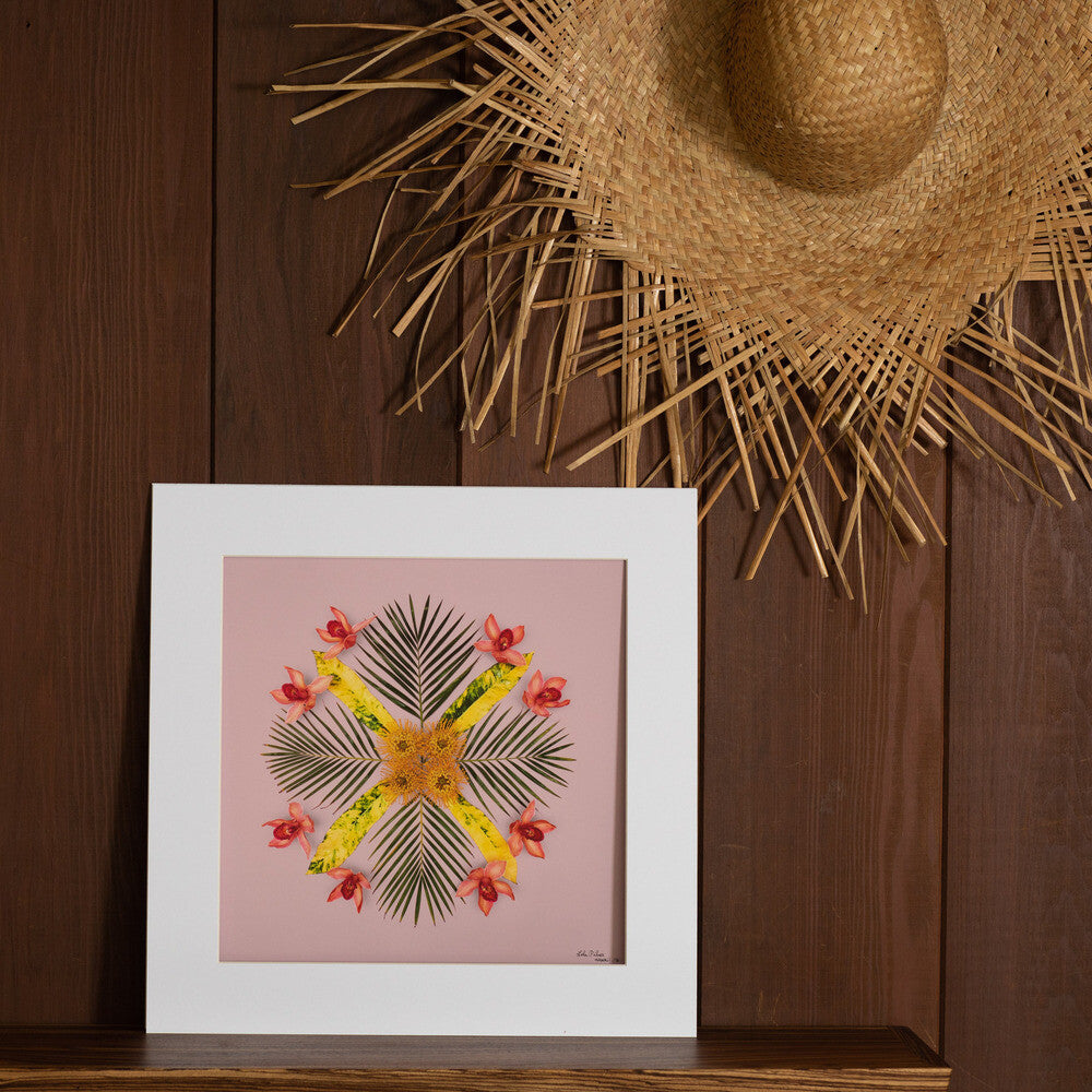 16x16 quilt design photograph inspired by the royal hawaiian hotel in waikiki